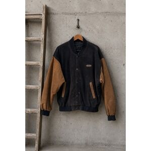 Vintage Peterbilt Team Texx Canada‎ Varsity Jacket XL Grunge Workwear Streetwear
